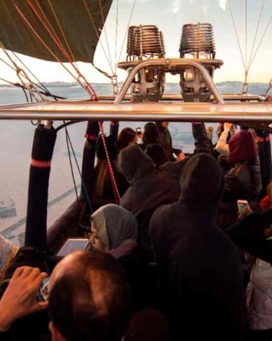 Luftballong över Dubai