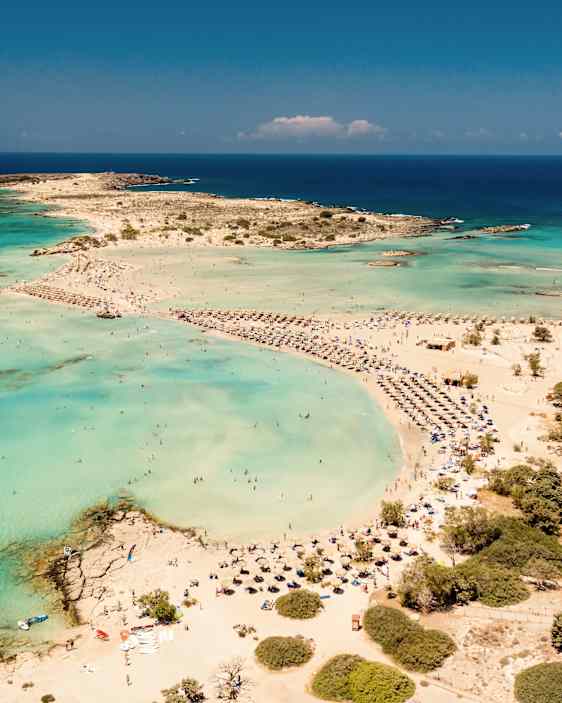 Elafonisistranden på Kreta