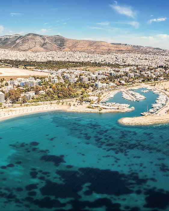 Strand sedd från ovan