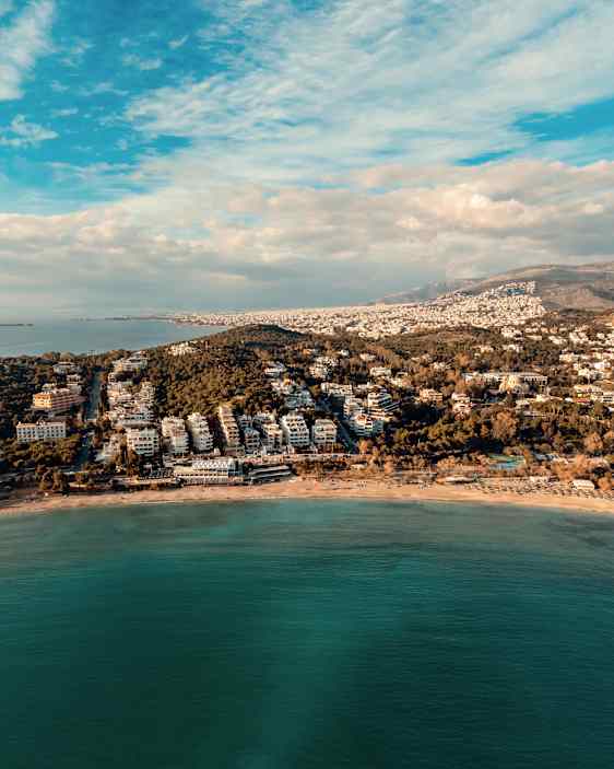 Strand sedd från ovan