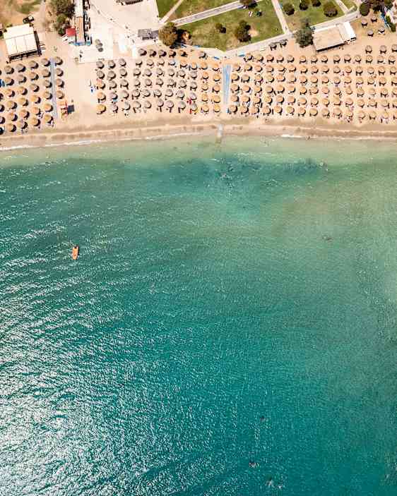 Stranden Vouliagmenis i Aten