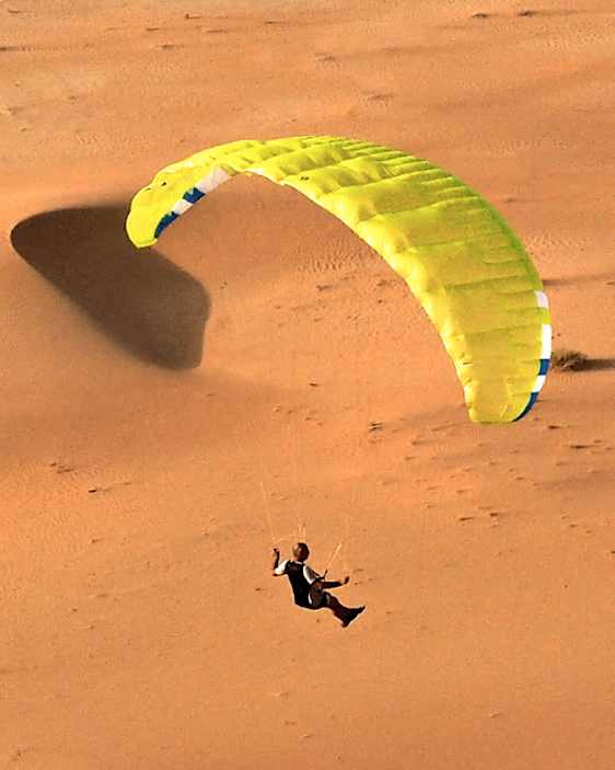 Paraglider i Oman