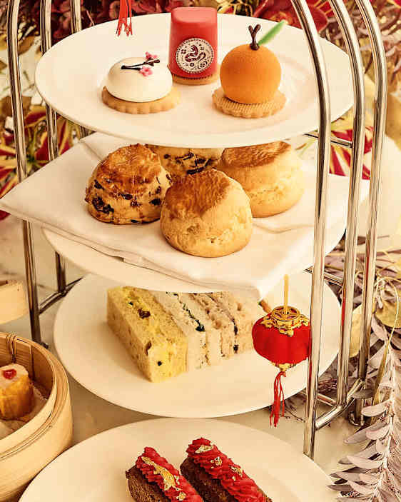 Afternoon Tea på Ting Lounge i London