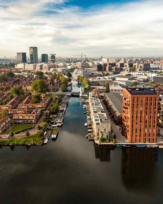 Översikt över Amsterdam-Noord