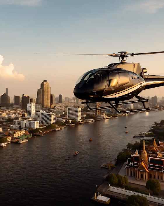 Privat helikoptertur