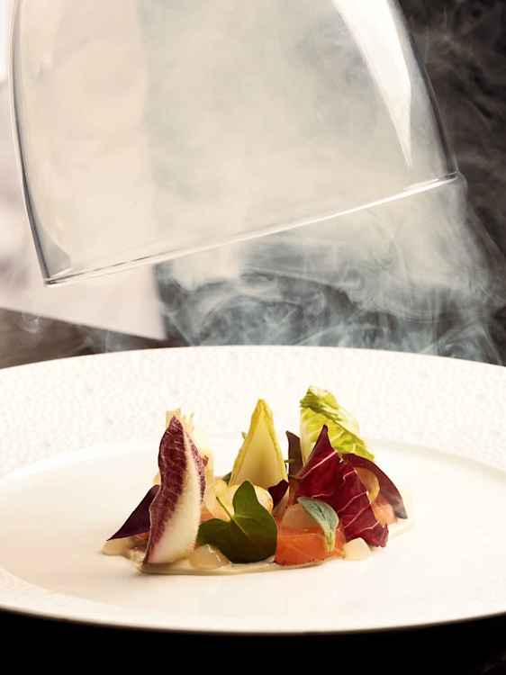 Mat på Michelin-restaurang