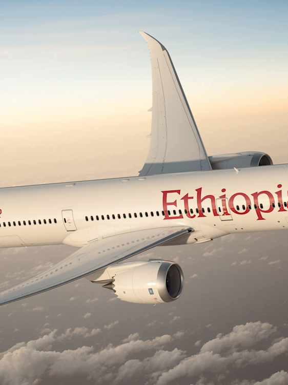 Ombord på Ethiopian Airlines