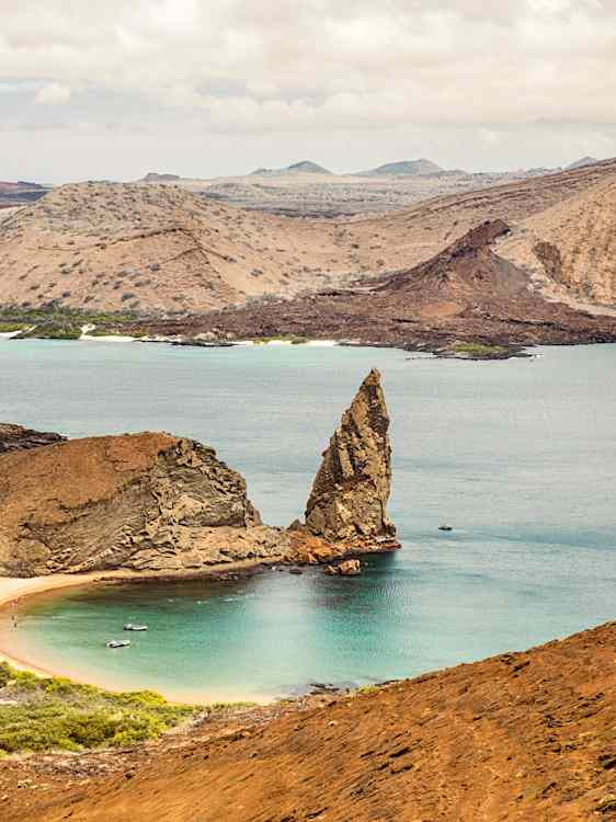 Vy över Galapagos