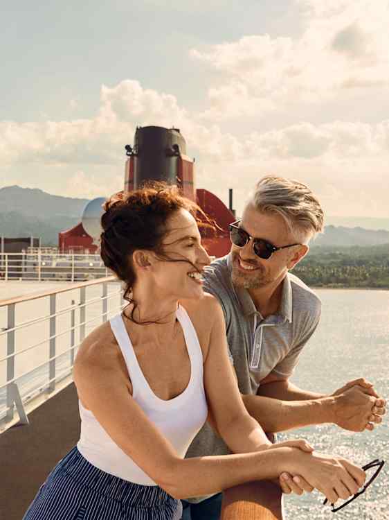 Par ombord på Cunard