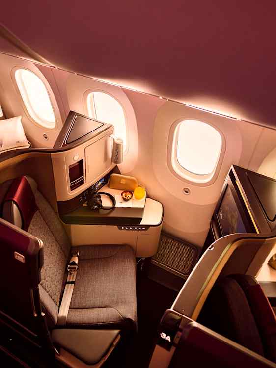 Ombord på Qatar Airways