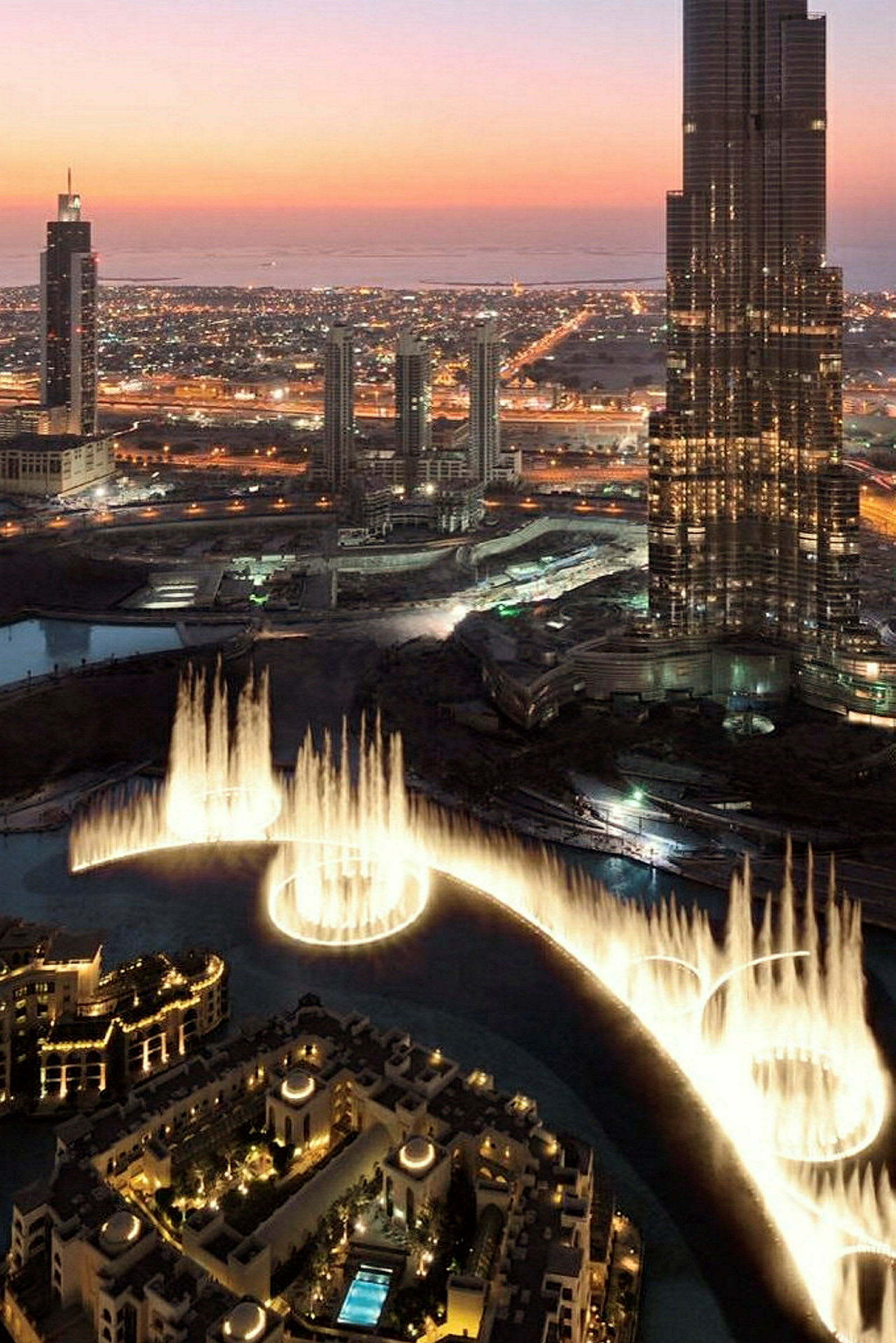Utsikt från Burj Khalifa